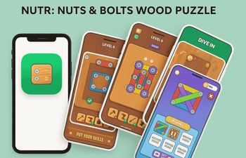 NUTR: Nuts & Bolts Wood Puzzle