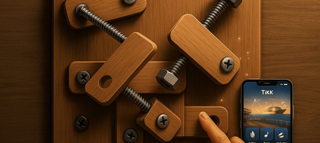 NUTR: Nuts & Bolts Wood Puzzle